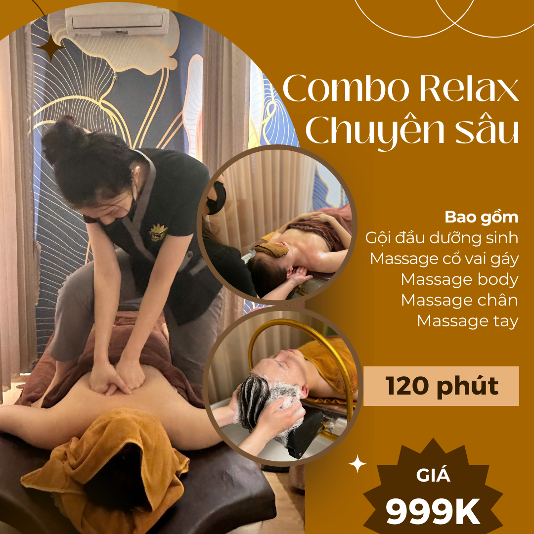 Combo massage relax chuyên sâu