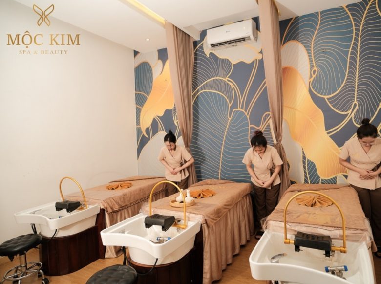 Mộc Kim Spa nổi bật với dịch vụ gội đầu dưỡng sinh chuyên sâu