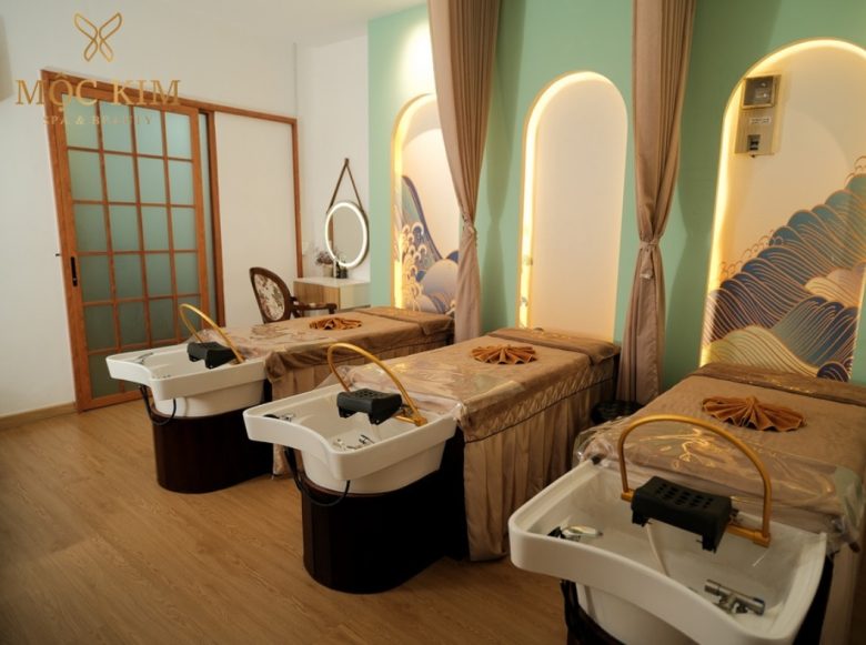 Mộc Kim Spa nổi bật với dịch vụ gội đầu dưỡng sinh chuyên sâu