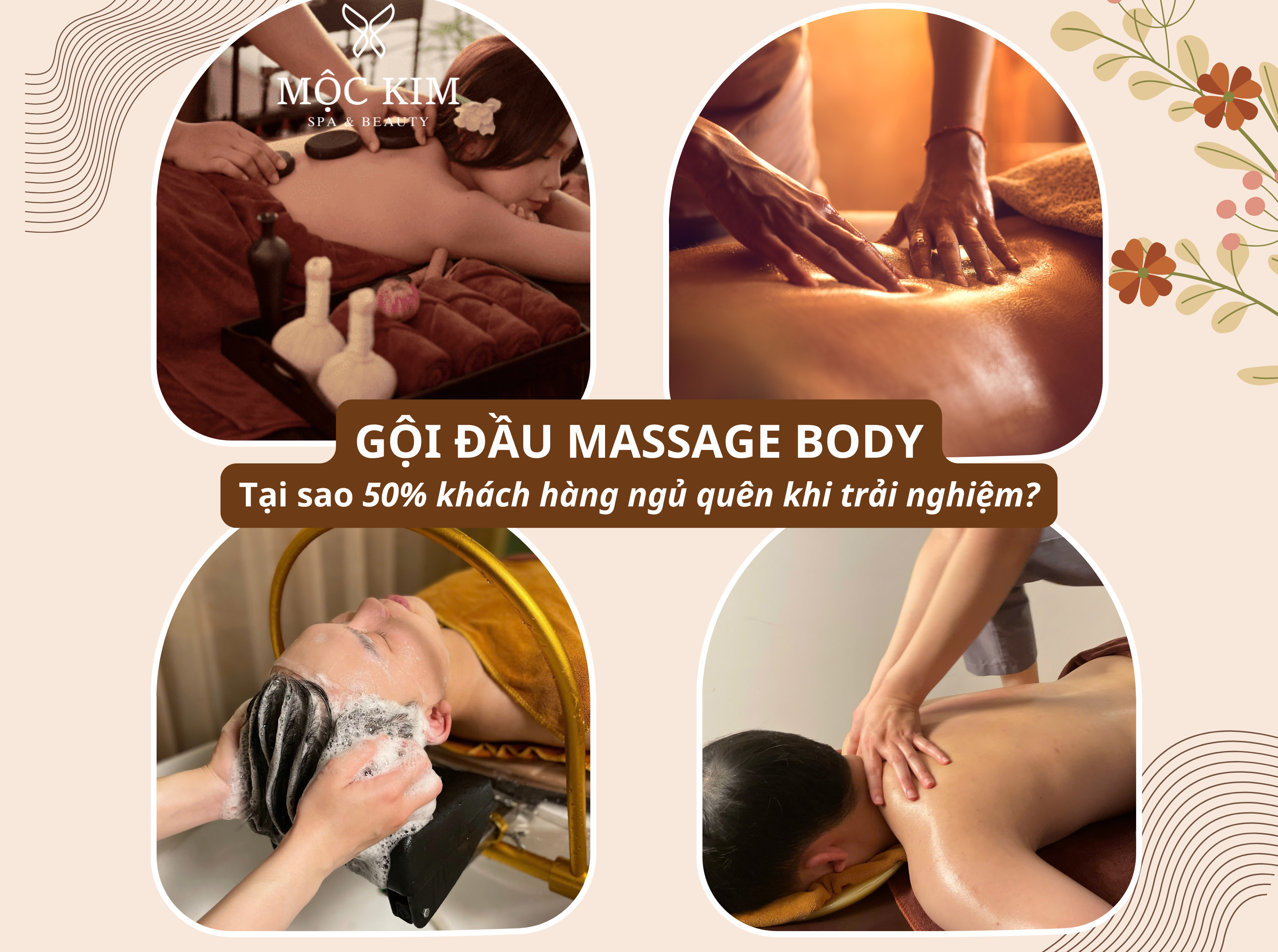Why do customers at 50% fall asleep while experiencing the hair wash and body massage combo? 31 daiij dien - Why did 50% customers fall asleep while experiencing the hair washing combo body massage?