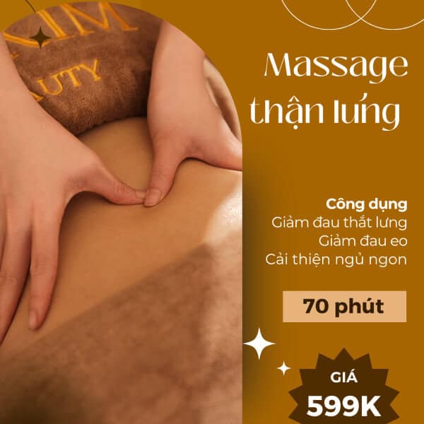 Spa Massage thận lưng, thắt lưng, eo quận 1