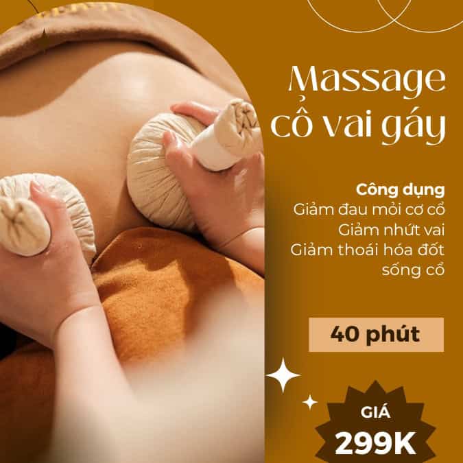 Massage Cổ Vai Gáy 40 phút