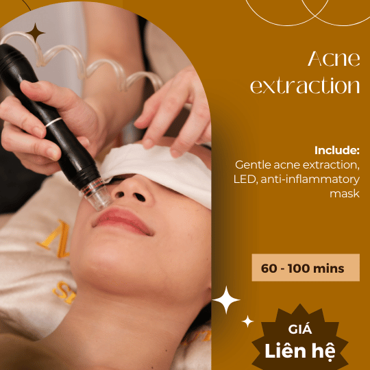 acne care - acne extraction, skin purification, intensive facial care