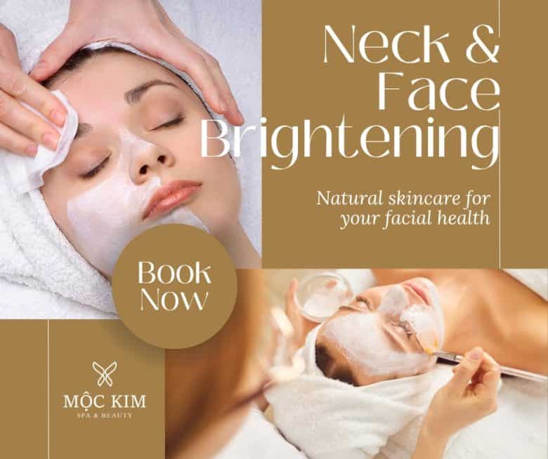 Skin care whitening face and neck
