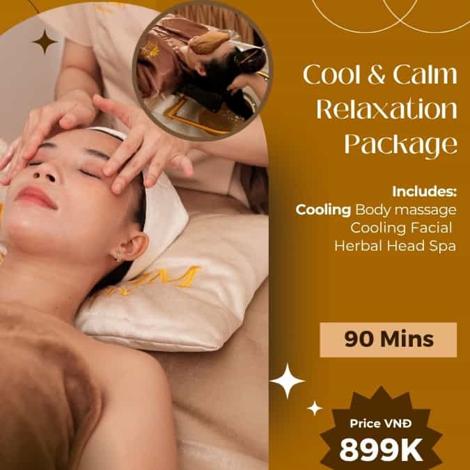 Cooling HEad Spa and Massage Package 90 min