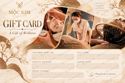 Spa Gift Card Voucher Ho Chi Minh - Moc Kim Spa